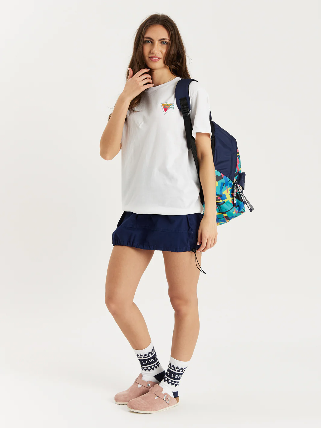 Ivo Retro Pattern Rucksack - Harper & Lewis