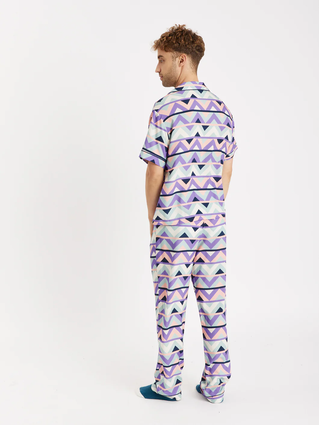 Polar Retro Pattern Long Pyjama Set - Harper & Lewis