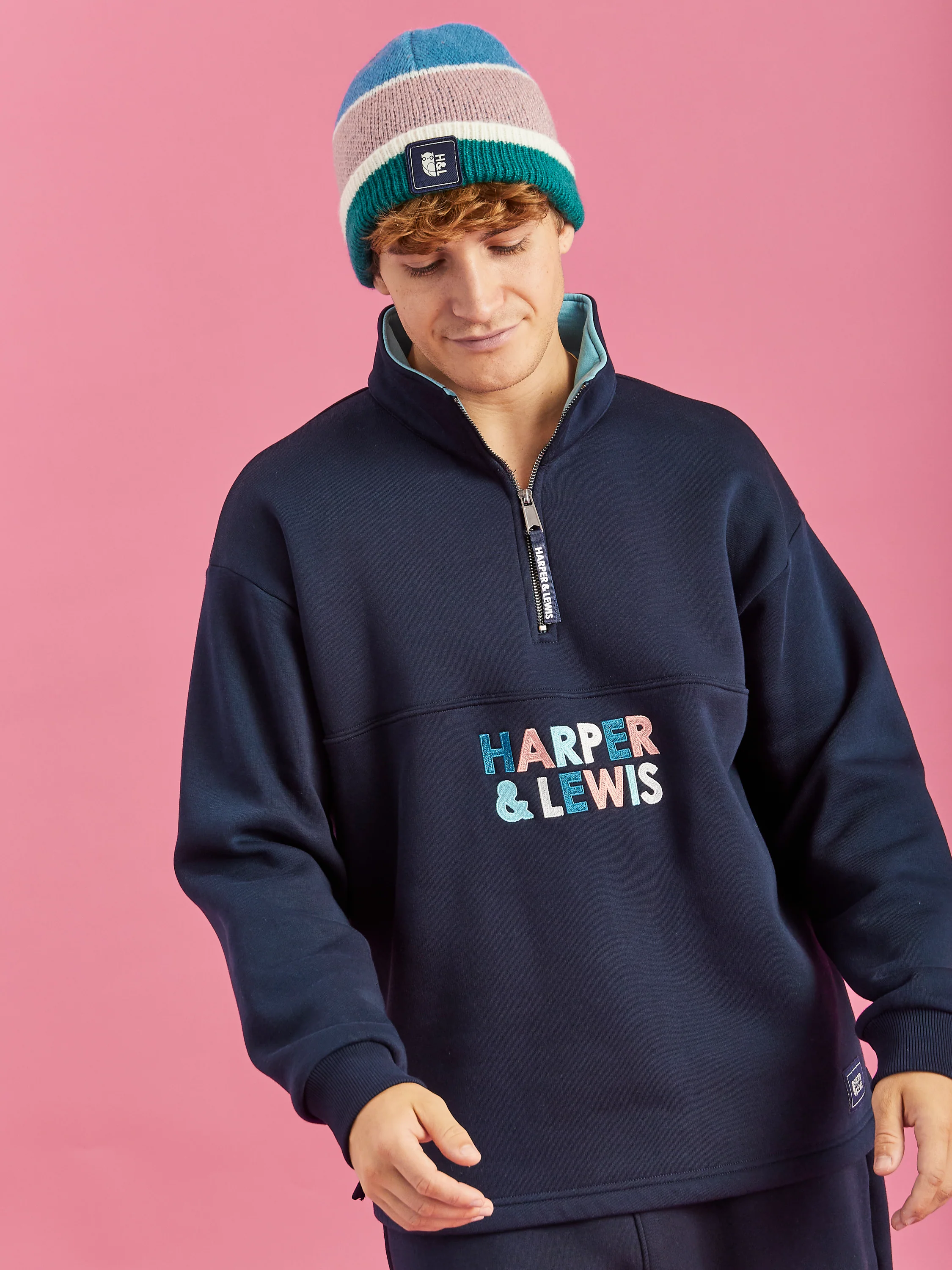 Frankie 1/4 Zip Sweater - Harper & Lewis