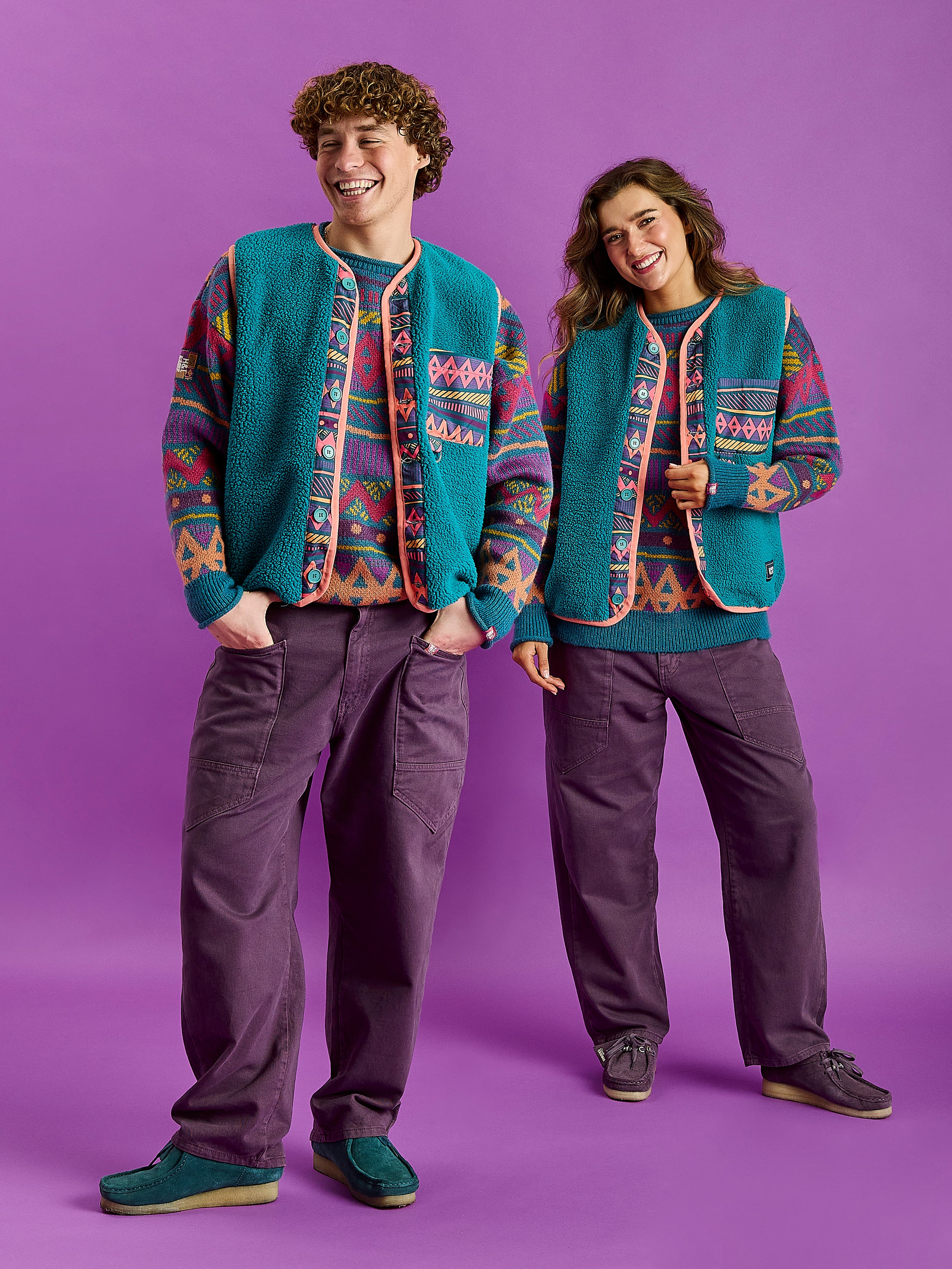 Indie Sherpa Fleece Gilet - Harper & Lewis