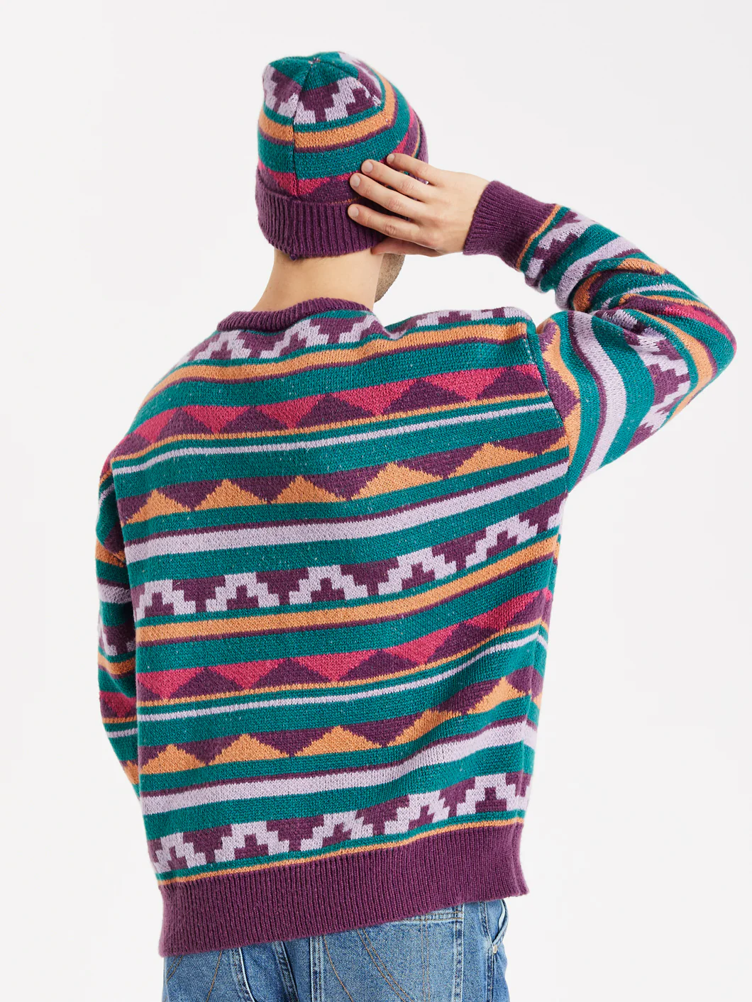 Tula Retro Pattern Knitted Jumper - Harper & Lewis