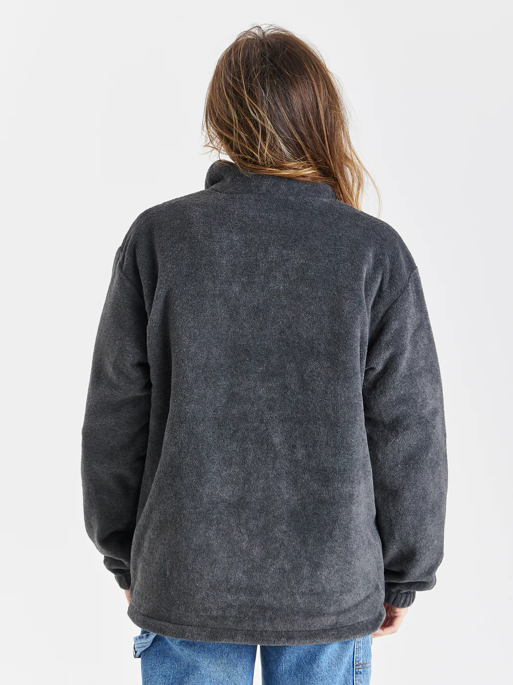 OG 1/4 Zip Fleece Grey - Harper & Lewis