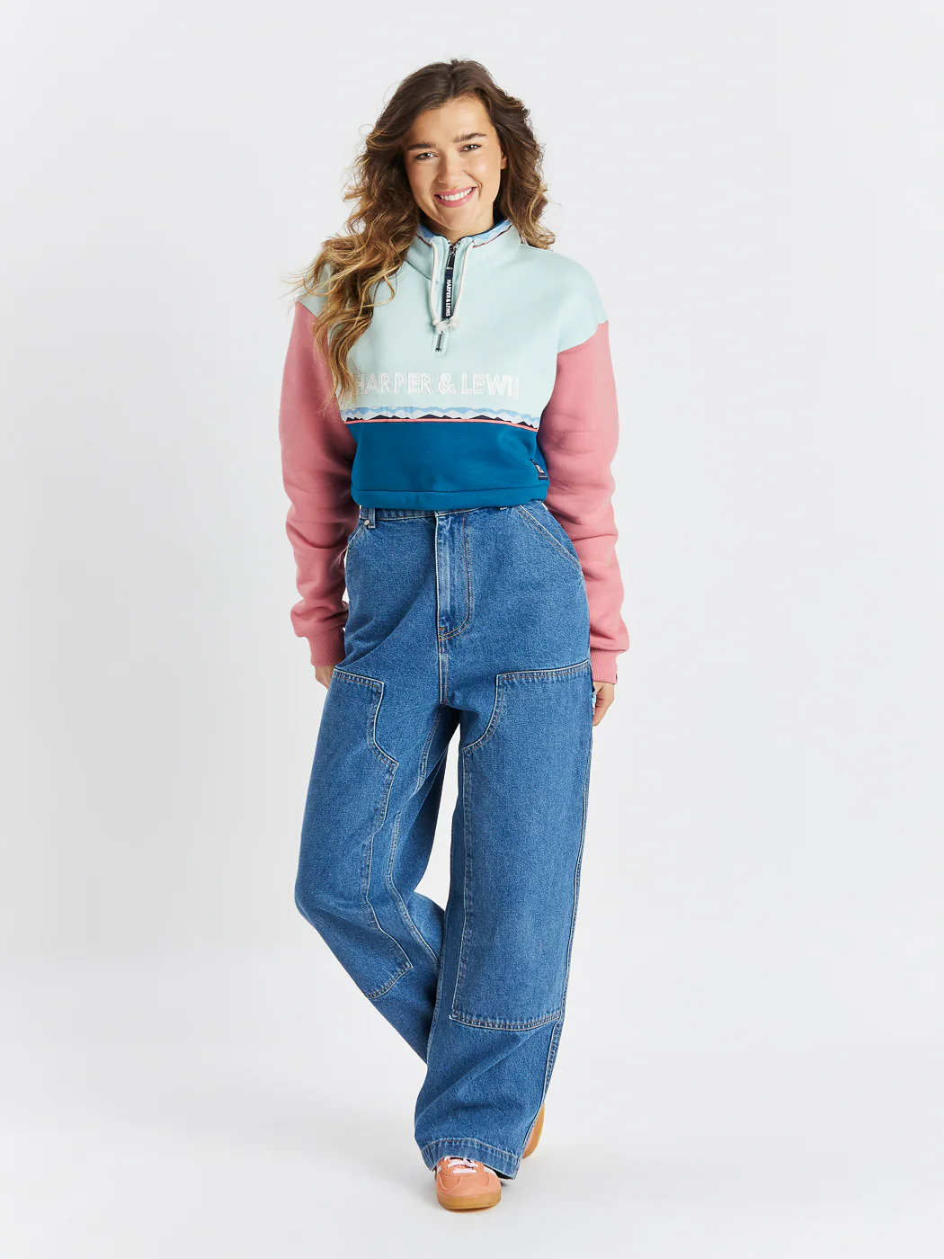 Marley 1/4 Zip Cropped Sweater - Harper & Lewis