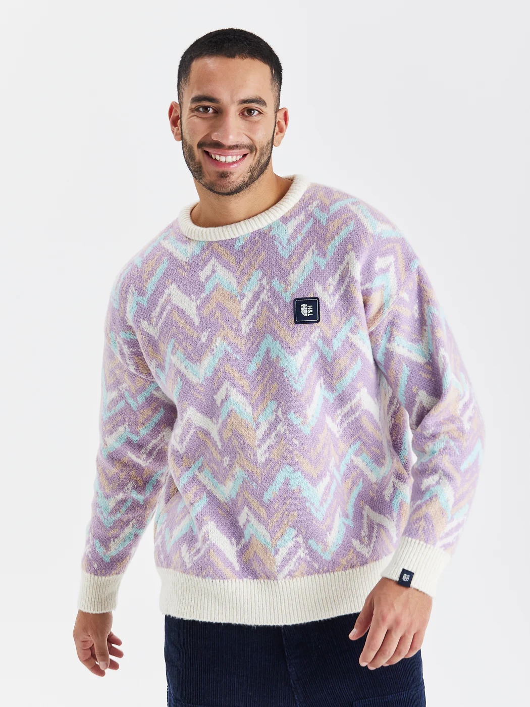 Reva Retro Pattern Knitted Jumper - Harper & Lewis
