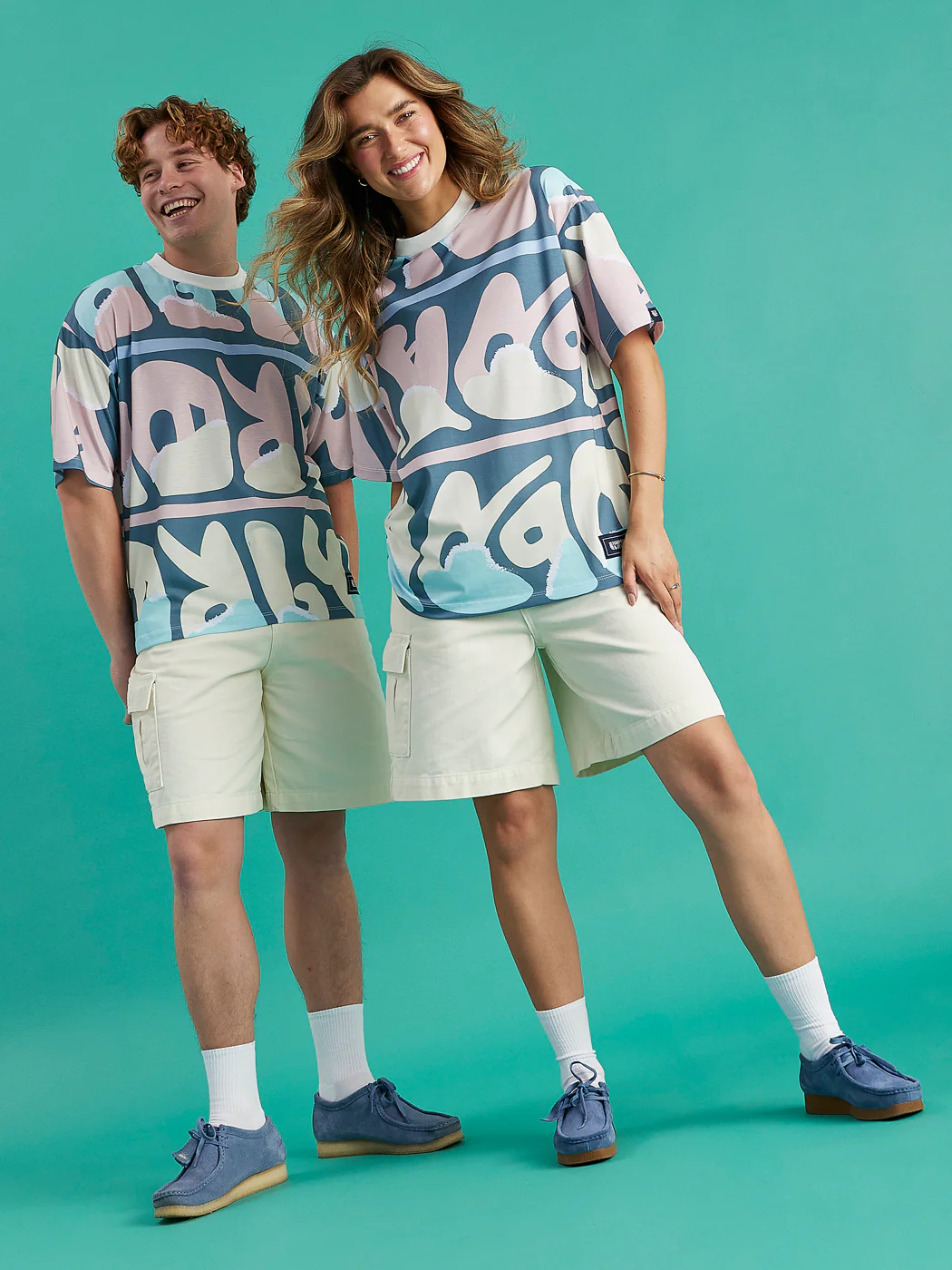 Amari Retro Pattern Tee - Harper & Lewis