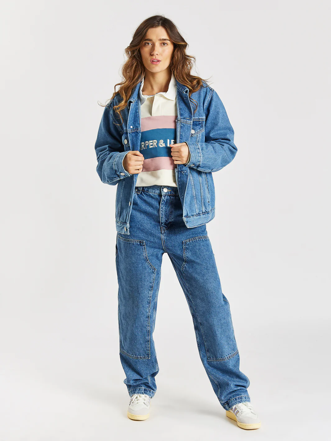 Oversized Denim Jacket - Harper & Lewis
