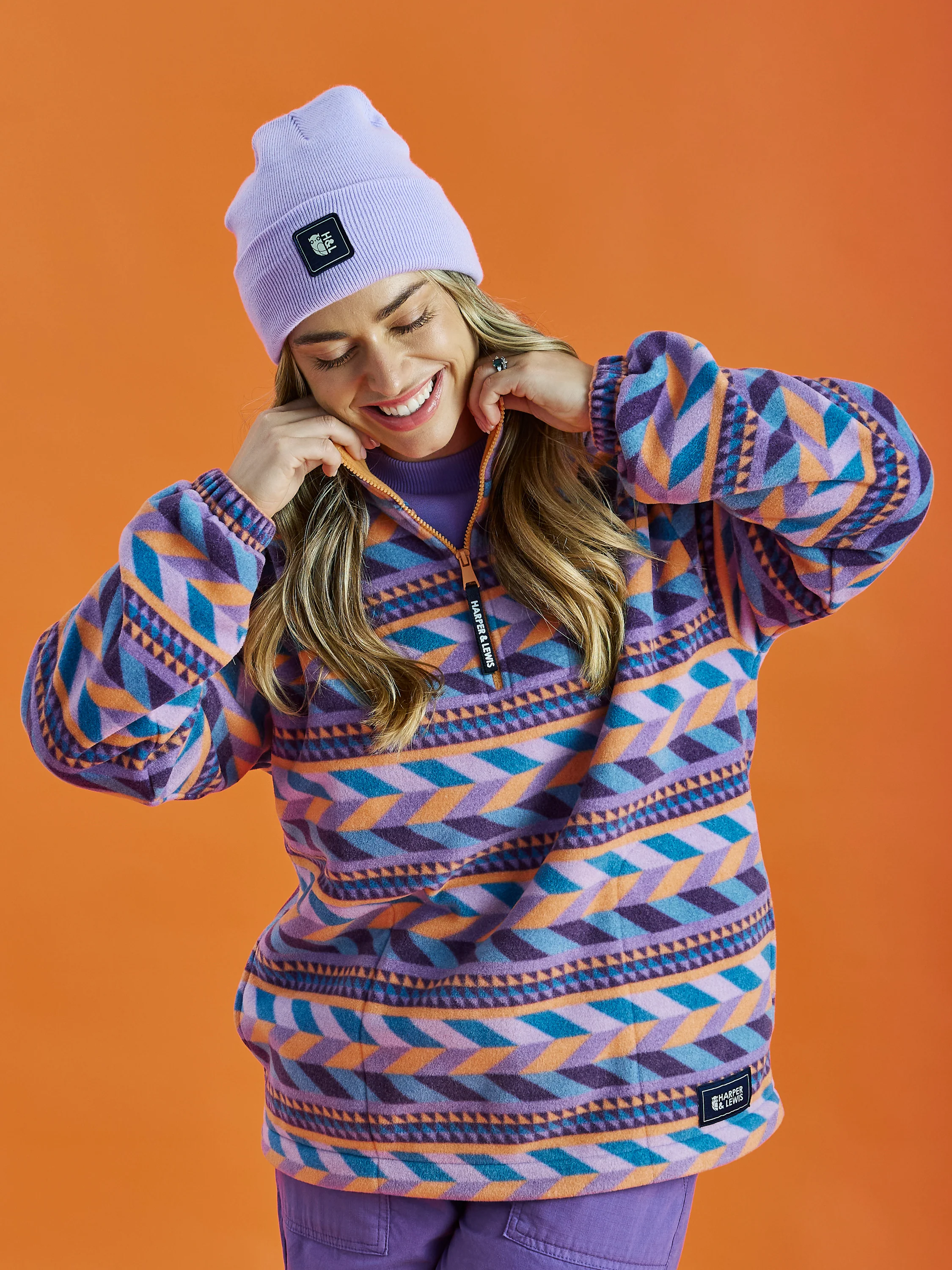 Vail Beanie Lavender - Harper & Lewis