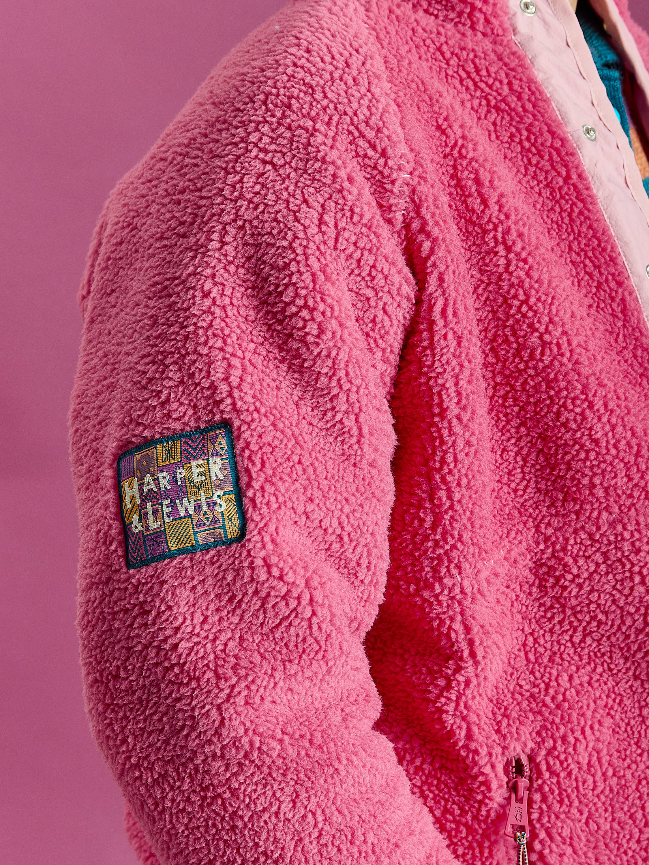 Frieda Sherpa Fleece Jacket - Harper & Lewis