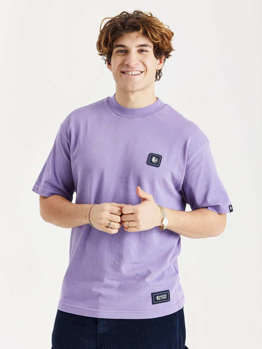 Lumi Tee Deep Lavender - Harper & Lewis