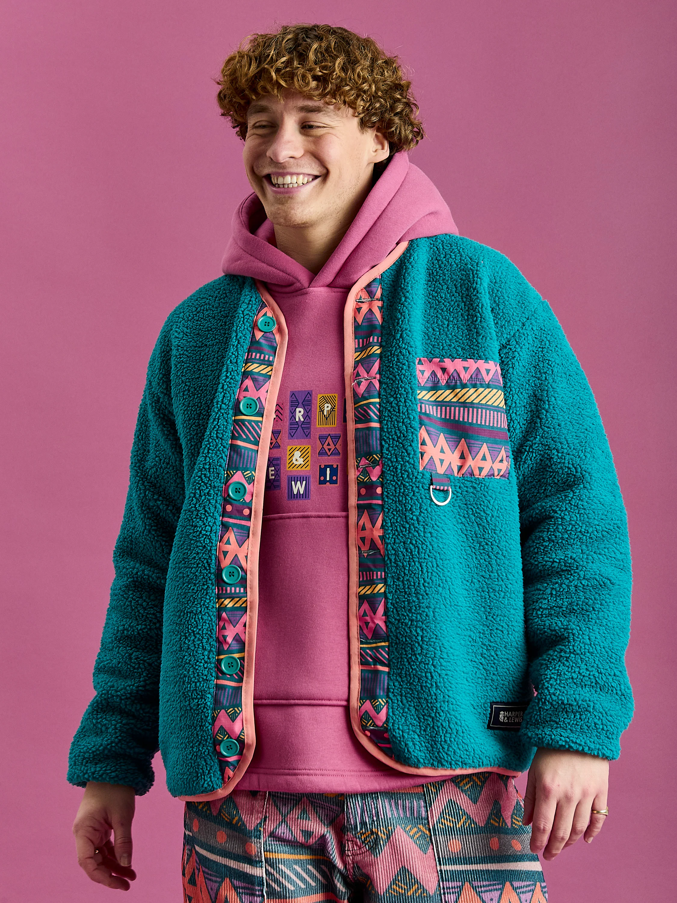 Leif Sherpa Fleece Jacket - Harper & Lewis