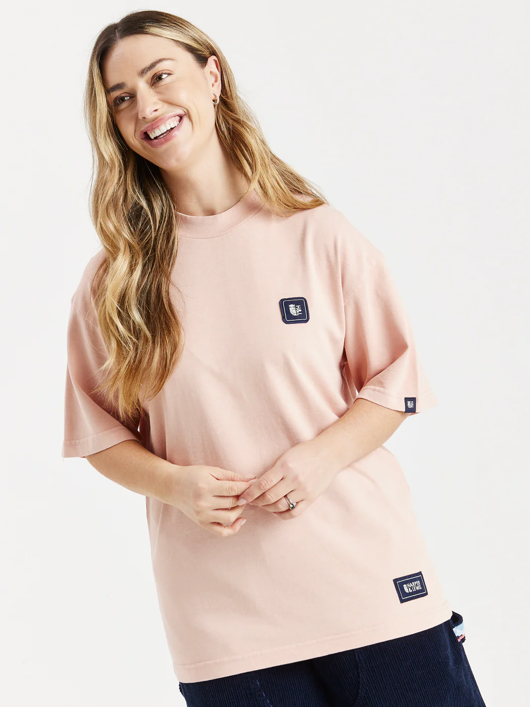 Lumi Tee Dusty Pink - Harper & Lewis
