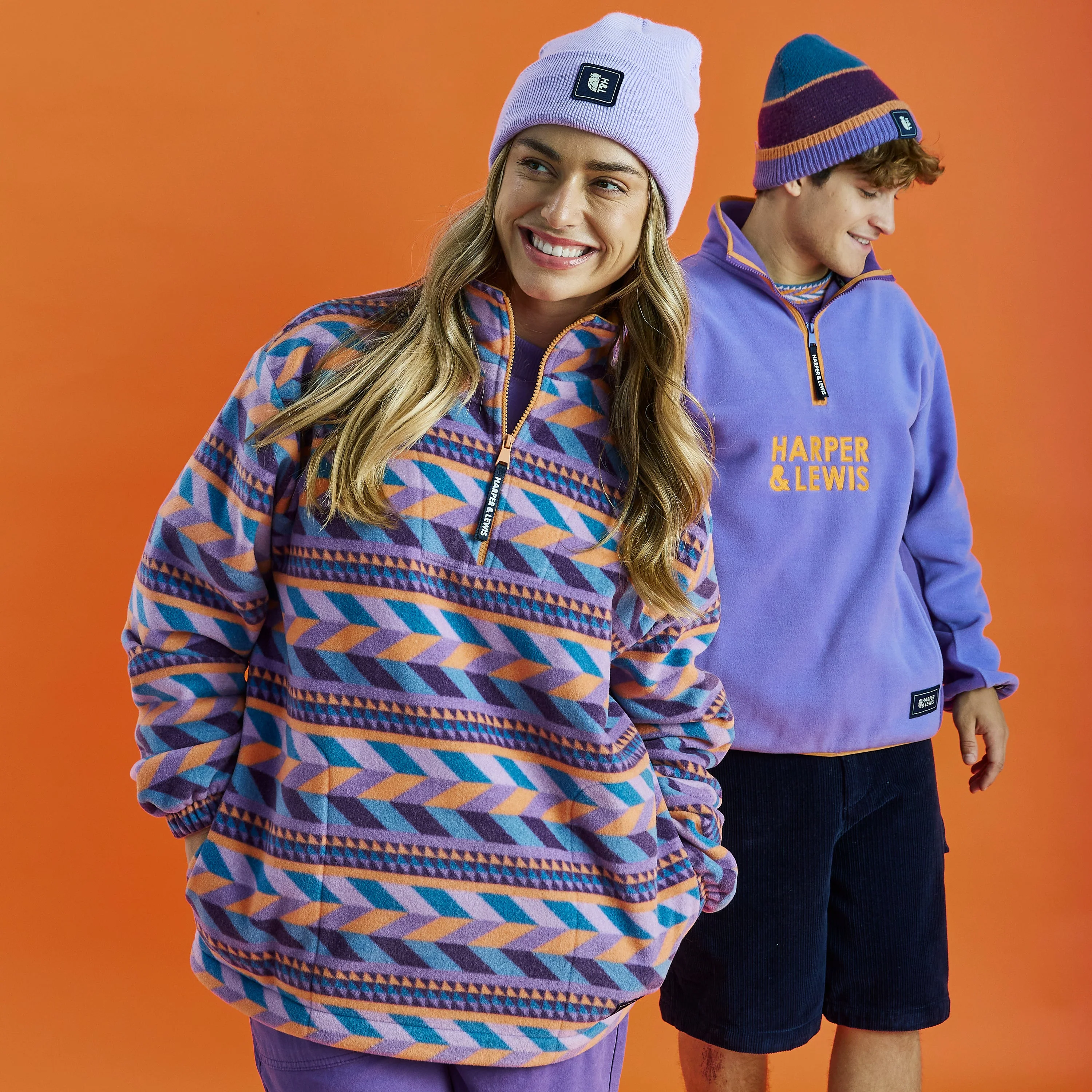 Vail Beanie Lavender - Harper & Lewis