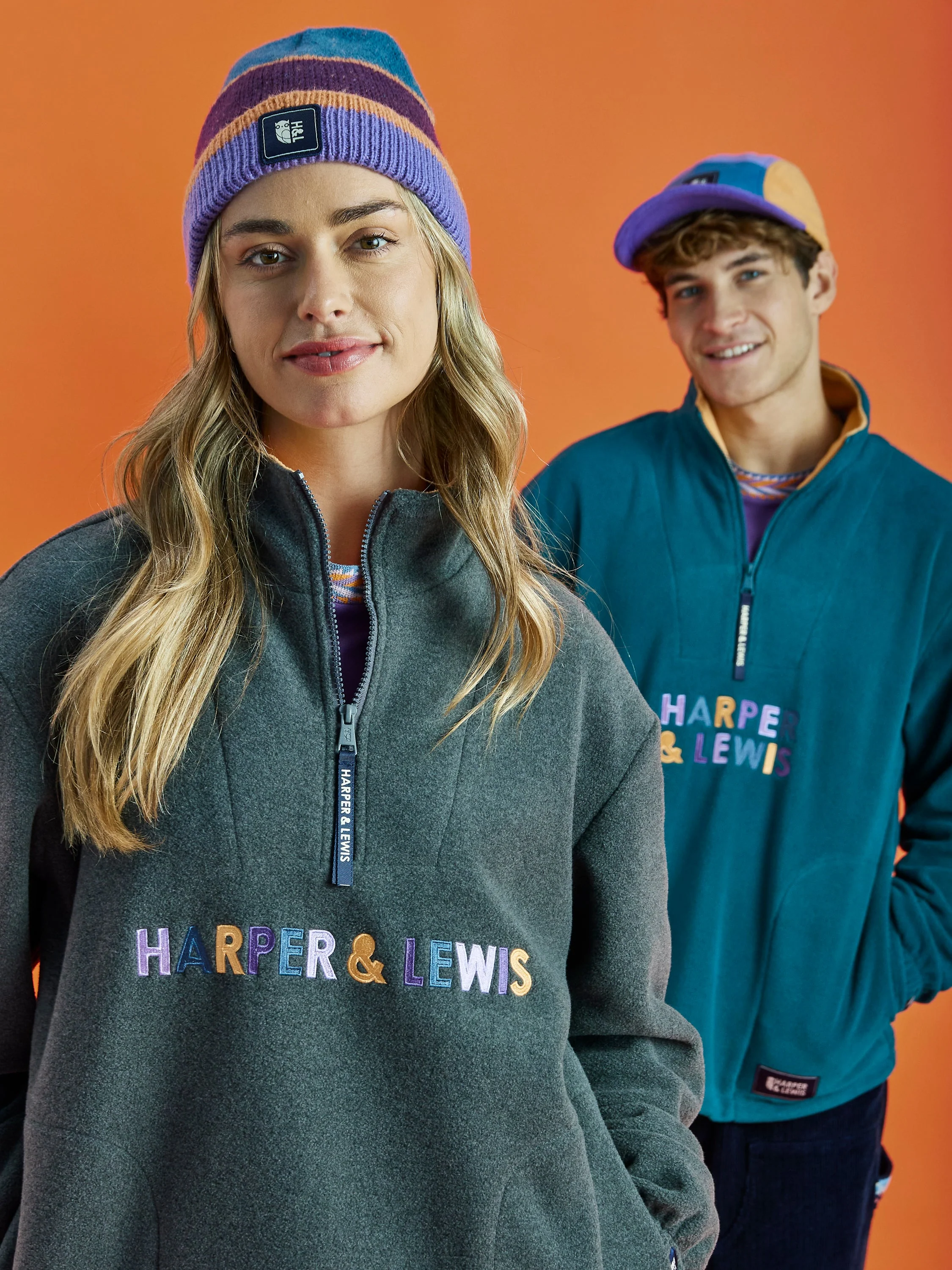 Brooklyn 1/4 Zip Fleece Dark Green - Harper & Lewis