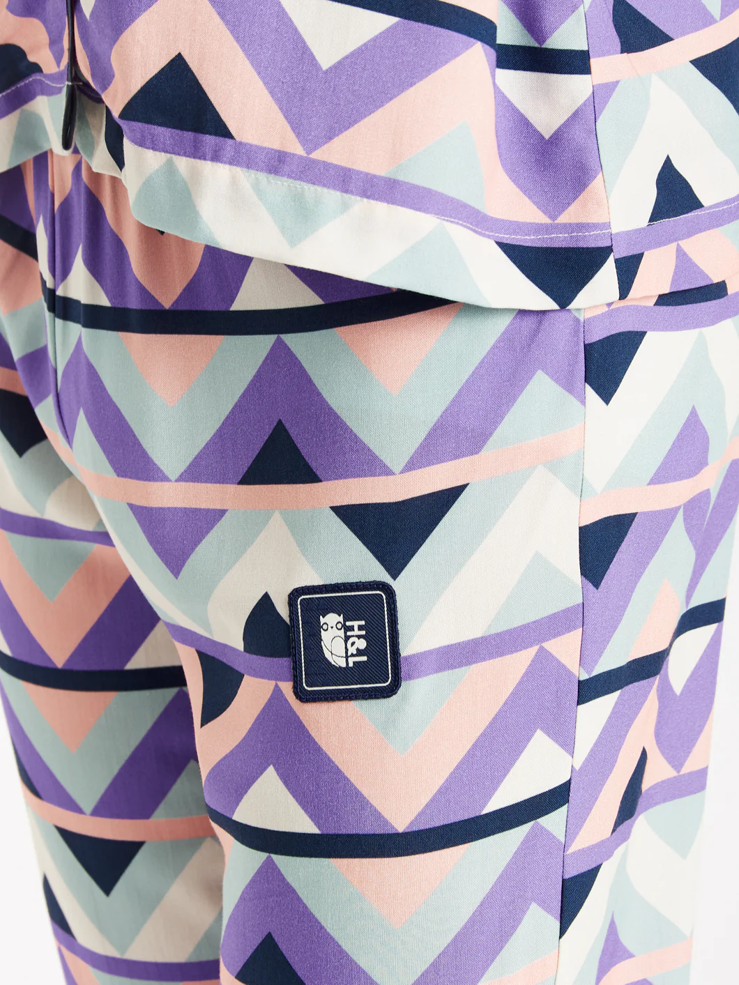 Polar Retro Pattern Long Pyjama Set - Harper & Lewis