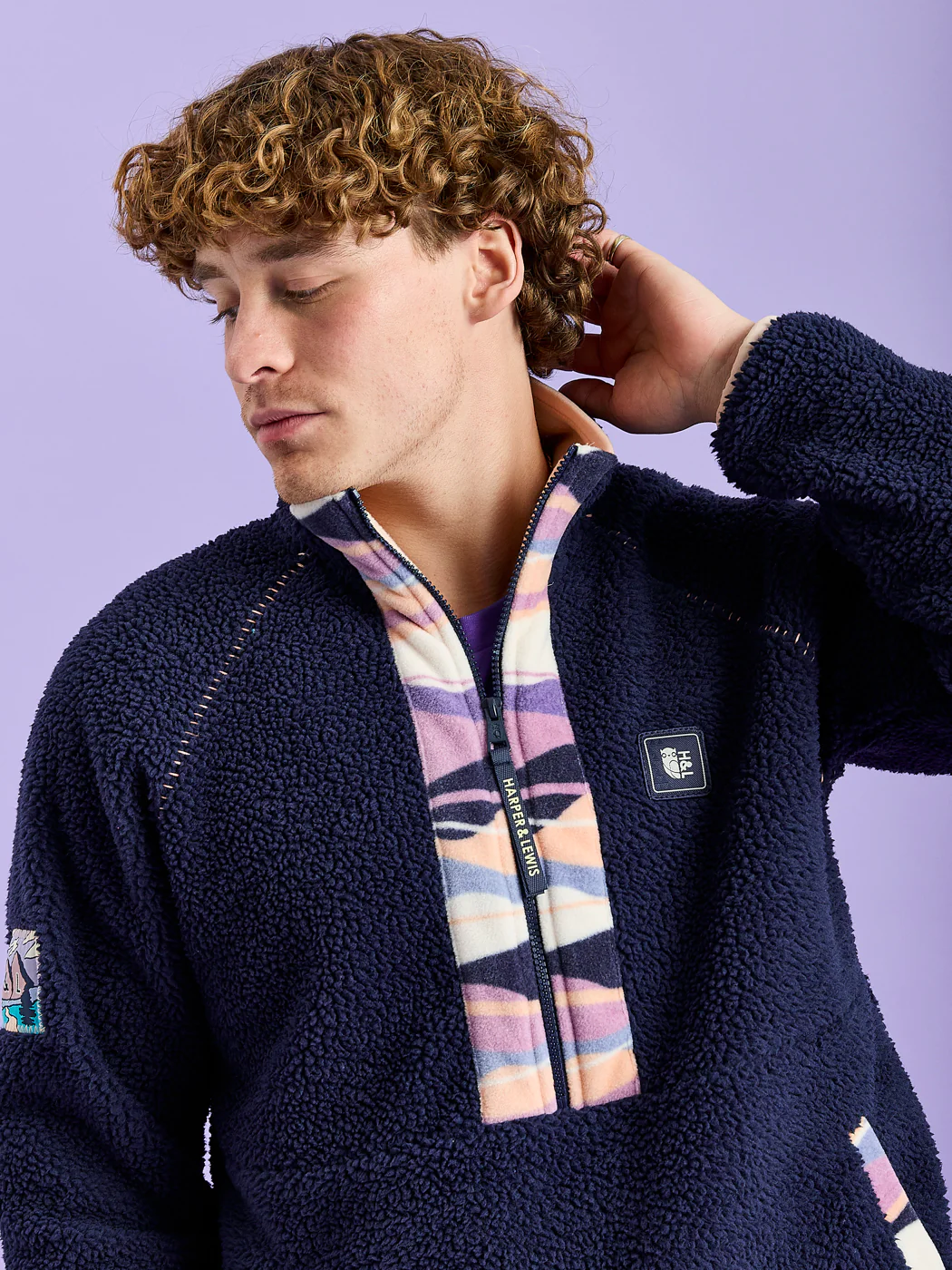 Felix 1/2 Zip Sherpa Fleece - Harper & Lewis