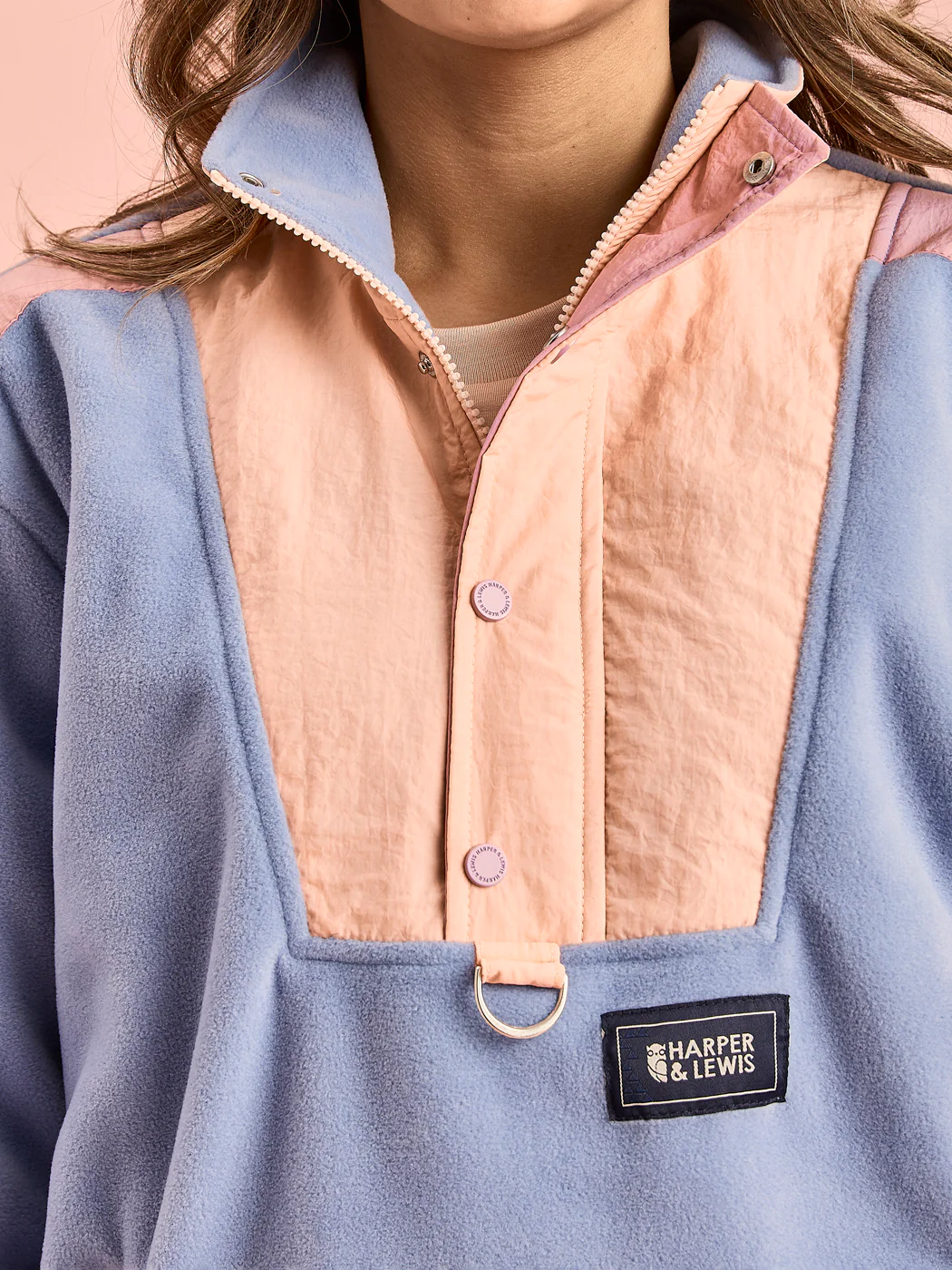 Meadow Popper Neck Fleece - Harper & Lewis