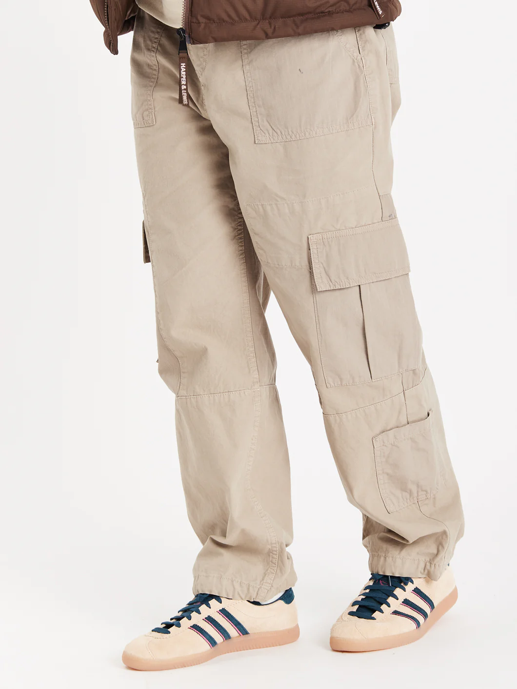 Cargo Pants Stone - Harper & Lewis