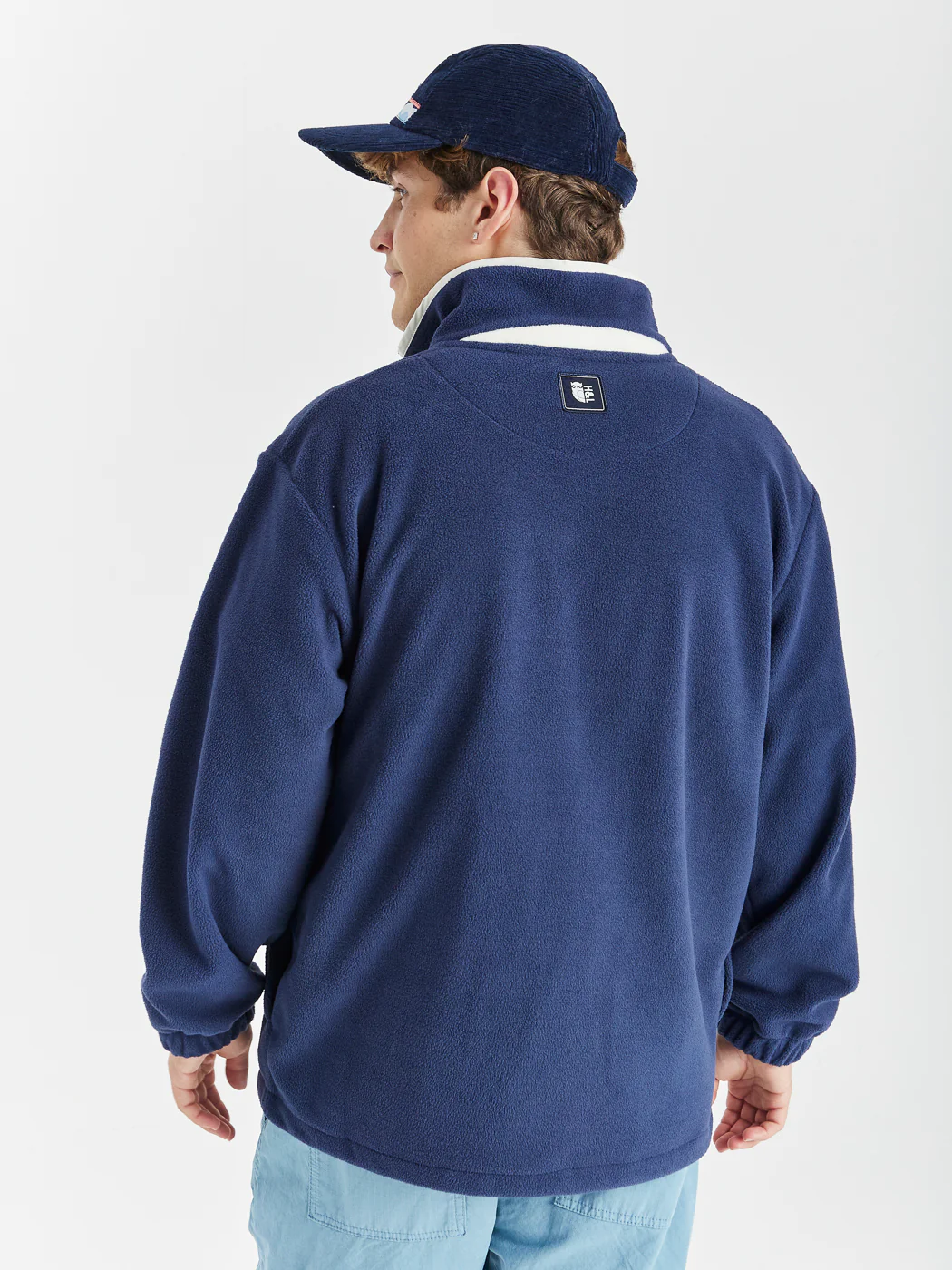 Ocean 1/4 Zip Fleece Navy - Harper & Lewis
