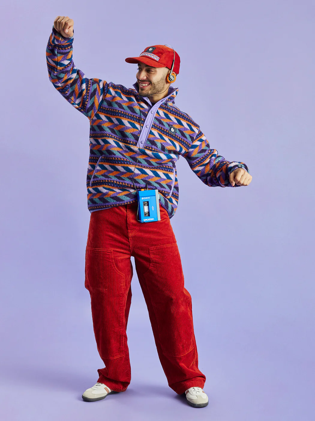 Mills Corduroy Trousers Rust - Harper & Lewis