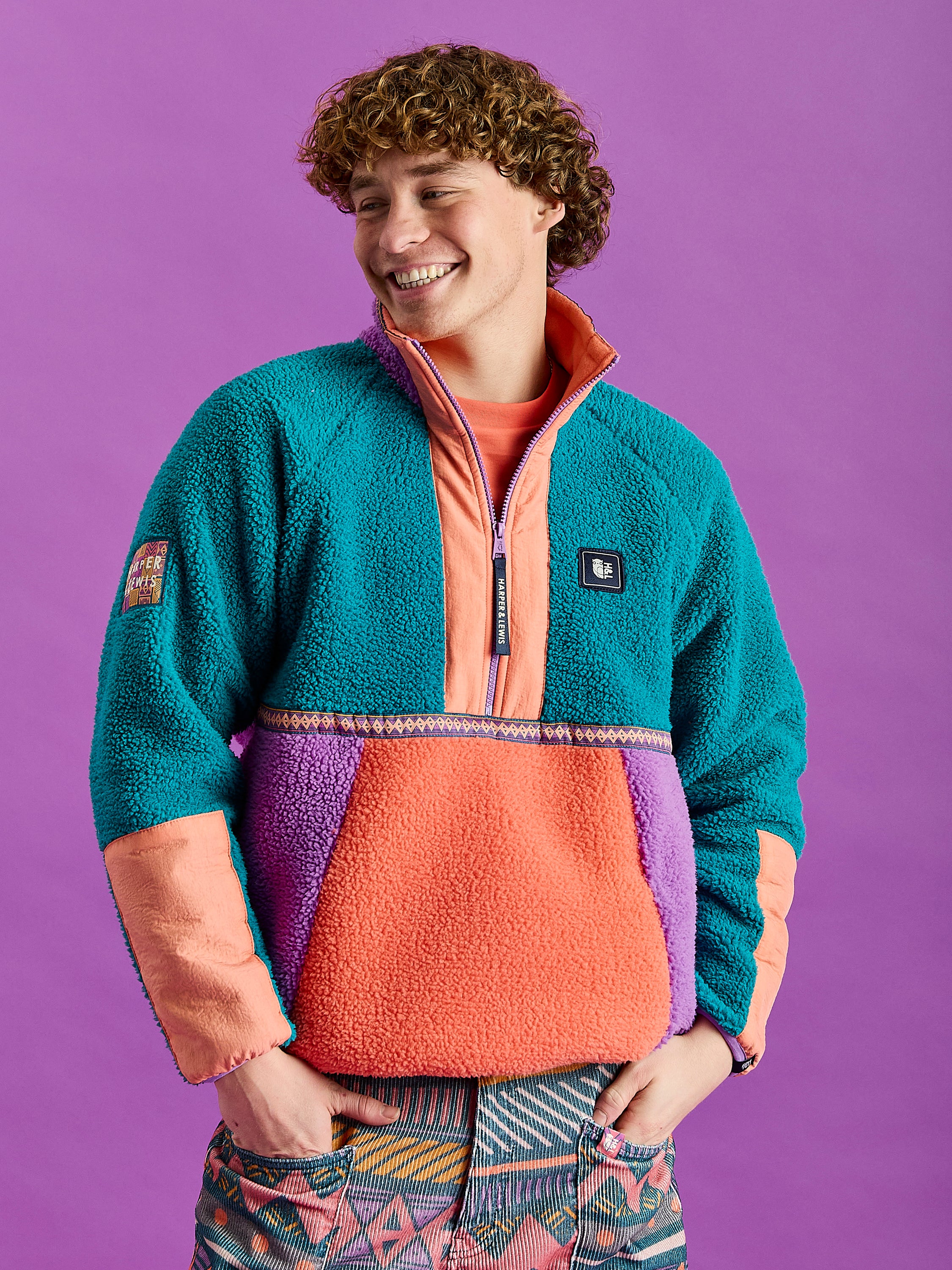 Avalynn 1/2 Zip Sherpa Fleece - Harper & Lewis