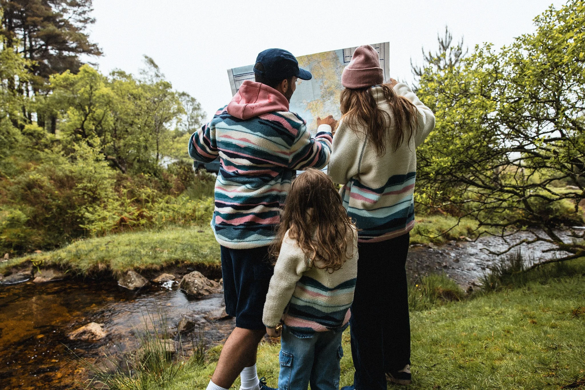 Kids Emerson Retro Pattern Sherpa Fleece - Harper & Lewis