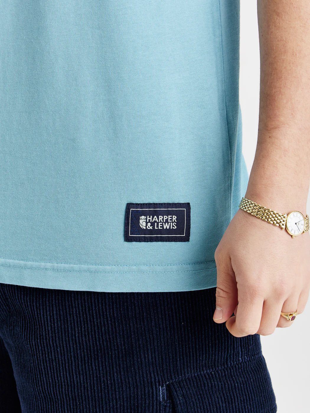 Camille Tee Steel Blue - Harper & Lewis