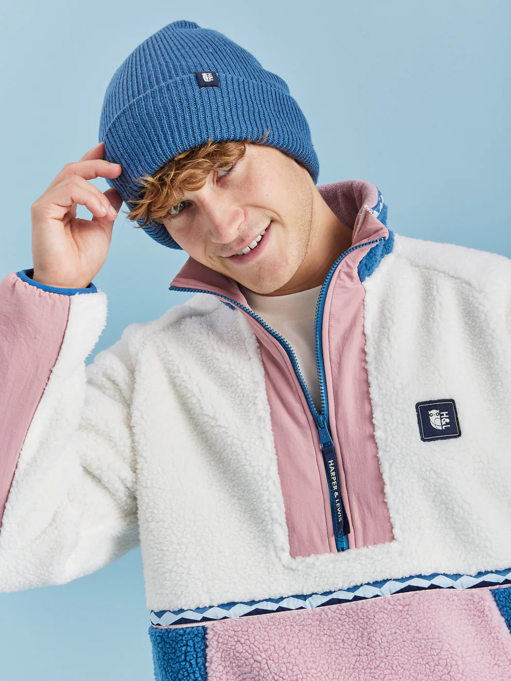 Cervinia Beanie Airforce Blue - Harper & Lewis