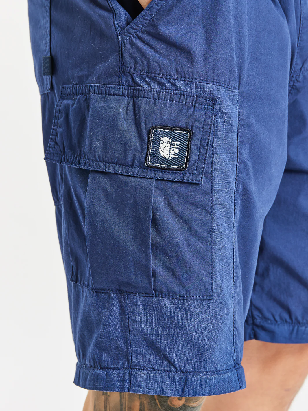 Zip Off Cargo Pants Navy - Harper & Lewis