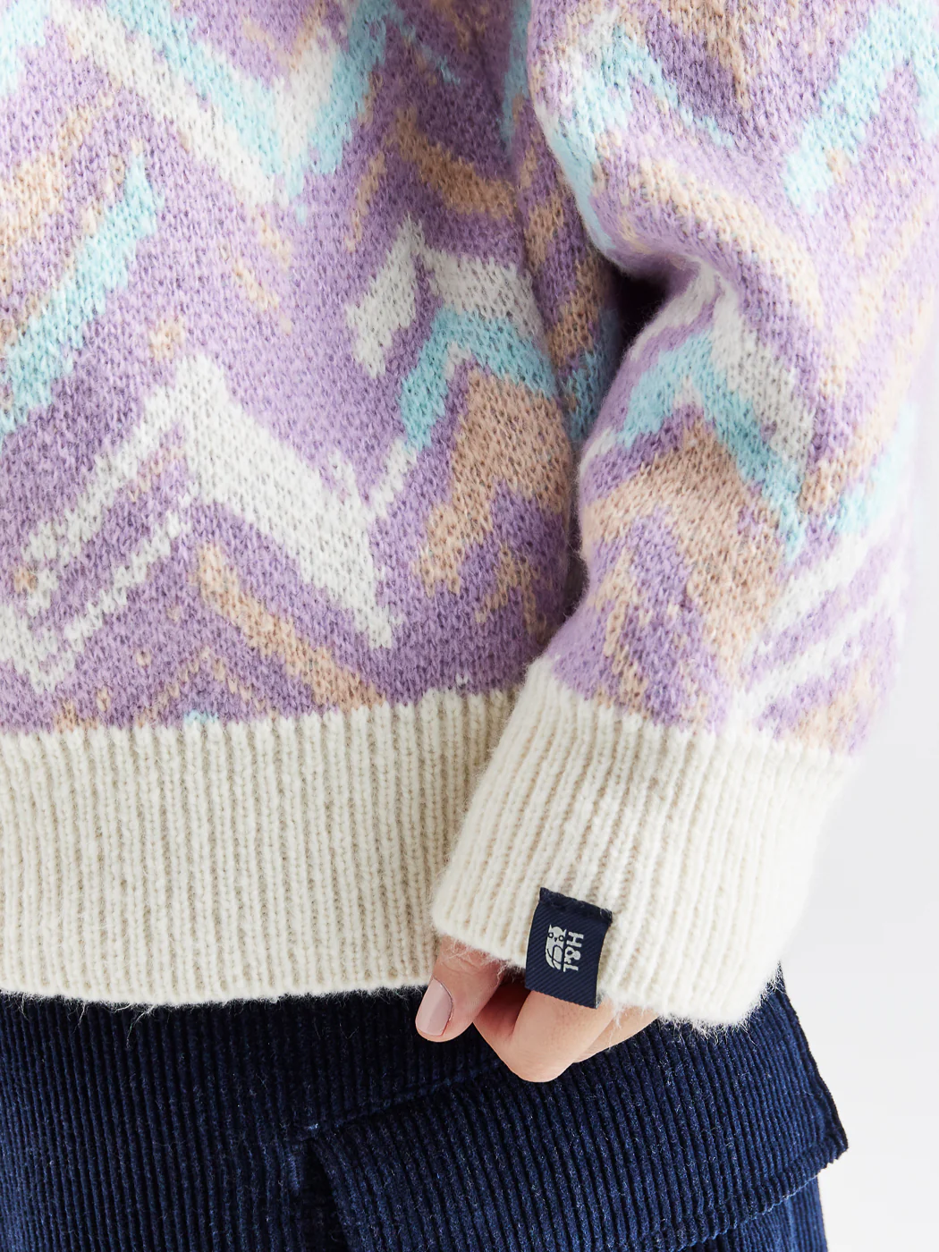 Reva Retro Pattern Knitted Jumper - Harper & Lewis