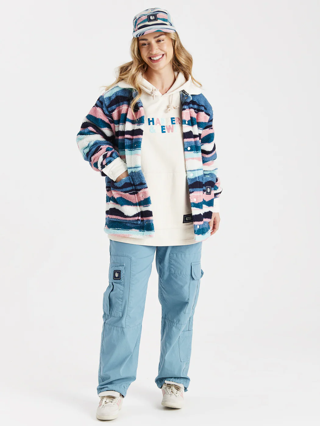 Kelsey Hoodie Cream - Harper & Lewis