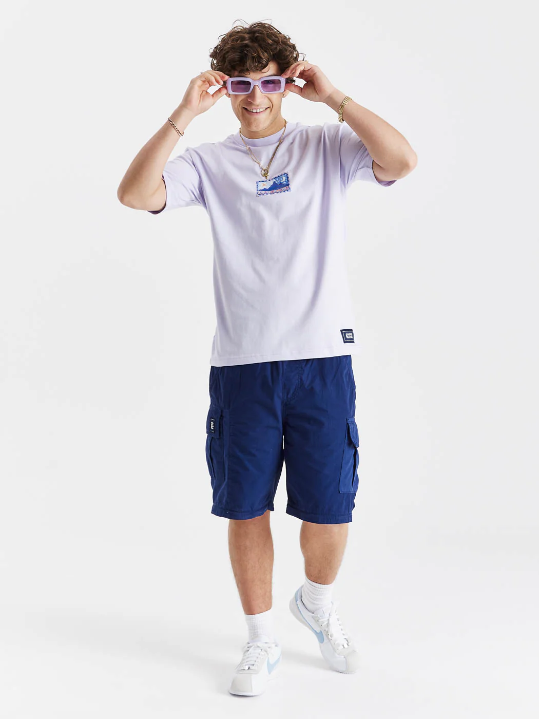 Elara Tee Pale Lavender - Harper & Lewis