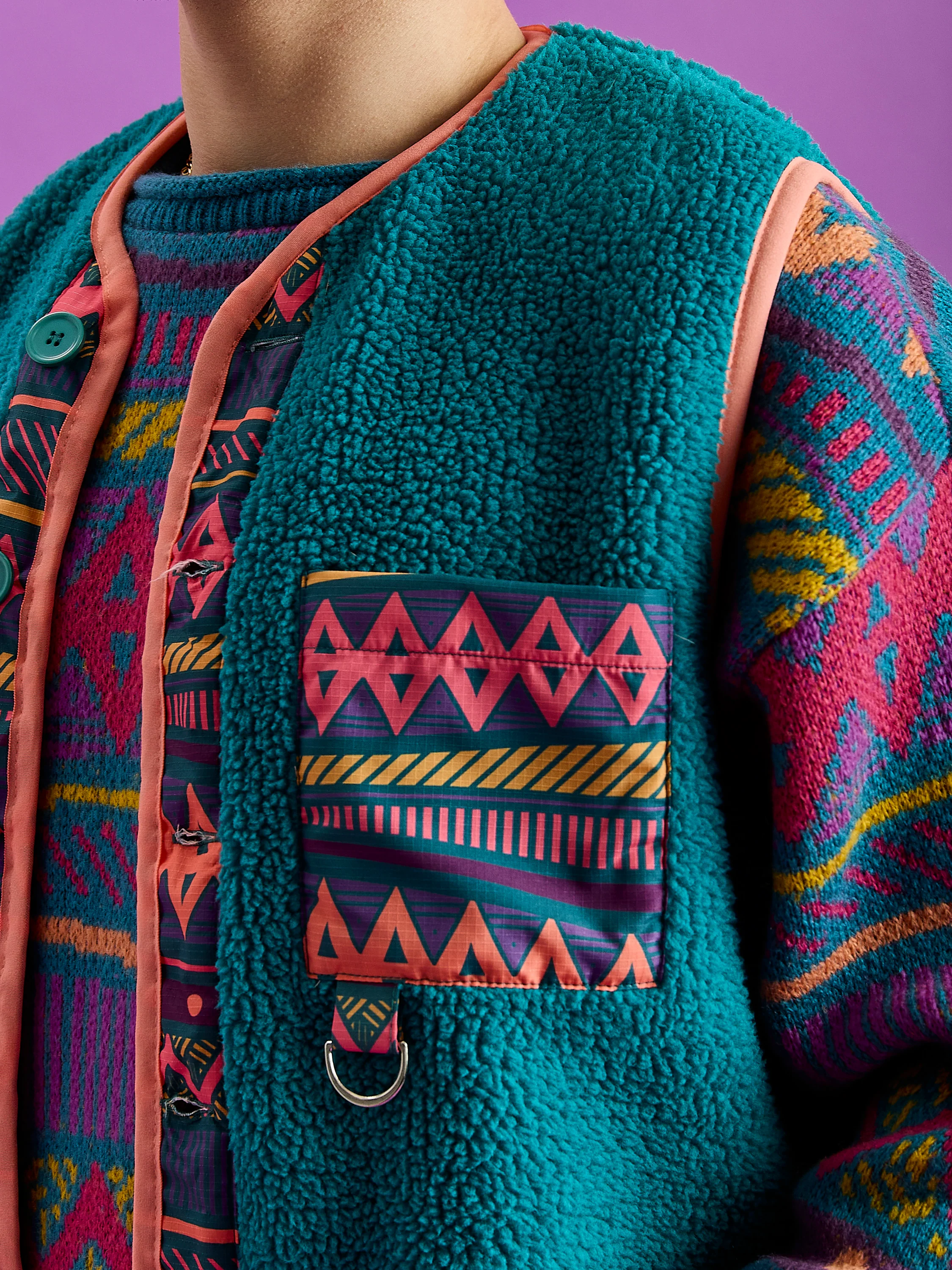 Indie Sherpa Fleece Gilet - Harper & Lewis