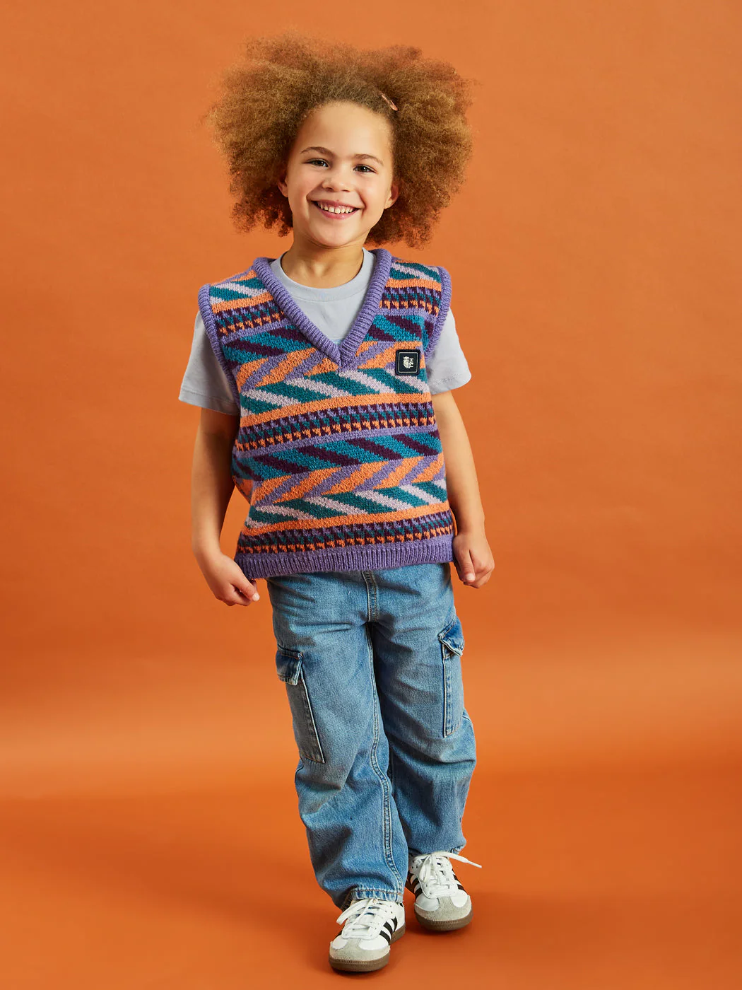 Kids Palmer Retro Pattern Tank Top - Harper & Lewis