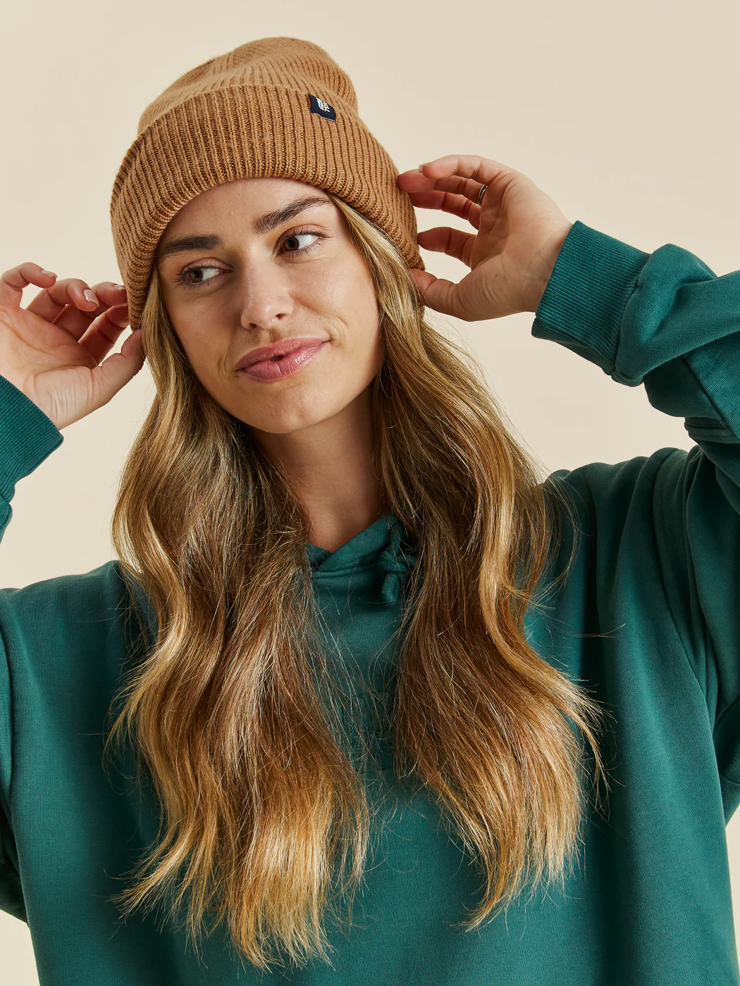 Camille Oversized Hoodie Dark Green - Harper & Lewis