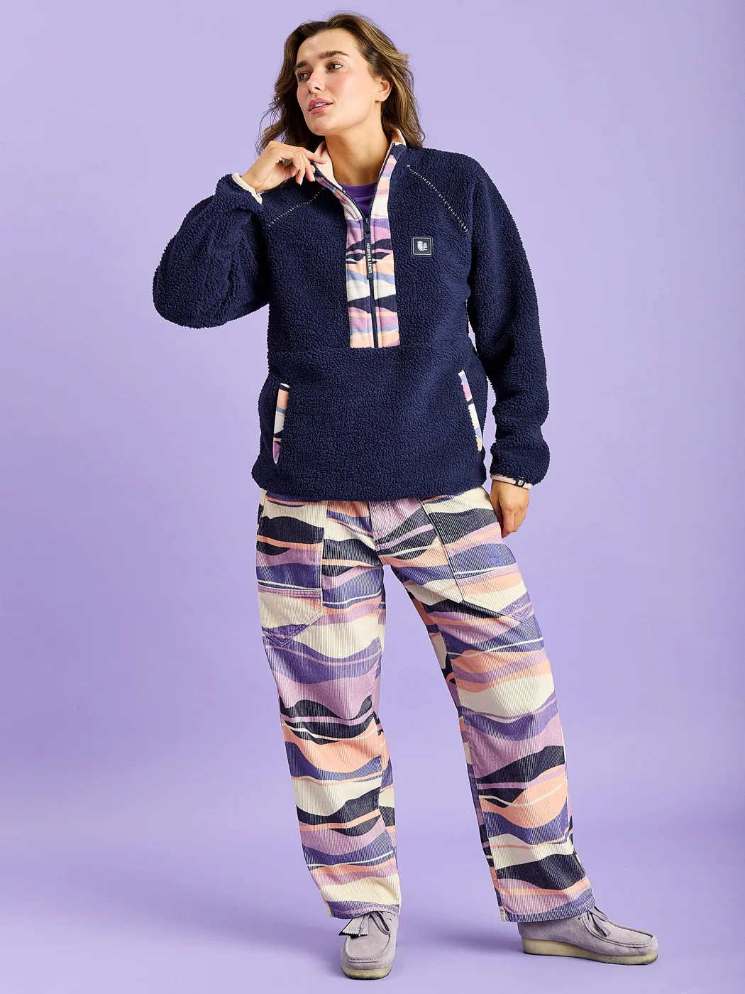 Felix 1/2 Zip Sherpa Fleece - Harper & Lewis