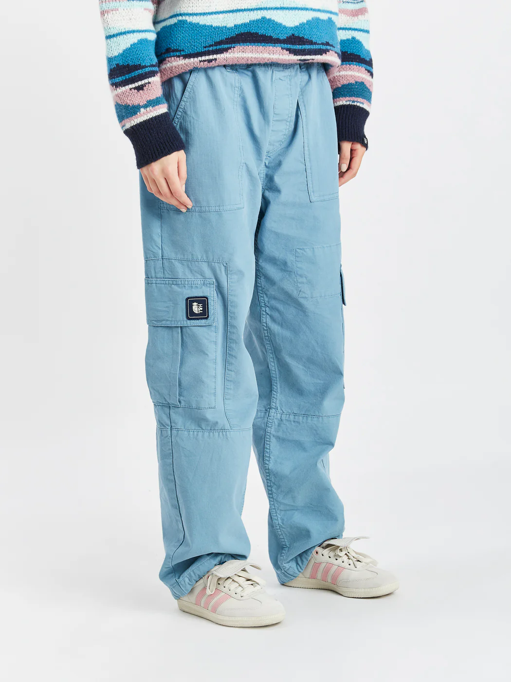 Cargo Pants Steel Blue - Harper & Lewis