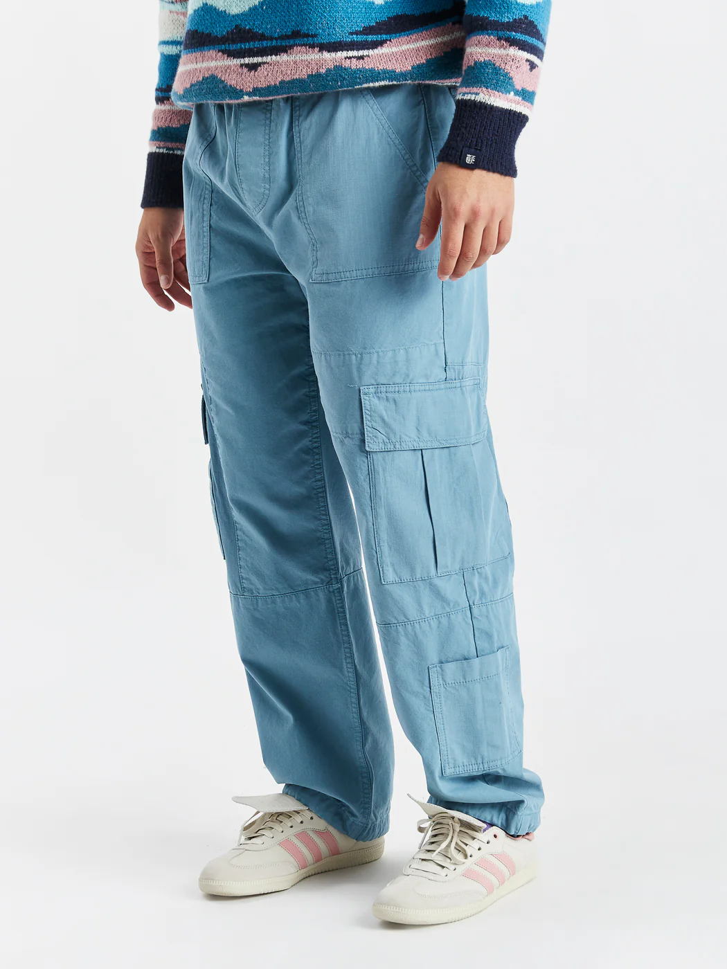Cargo Pants Steel Blue - Harper & Lewis