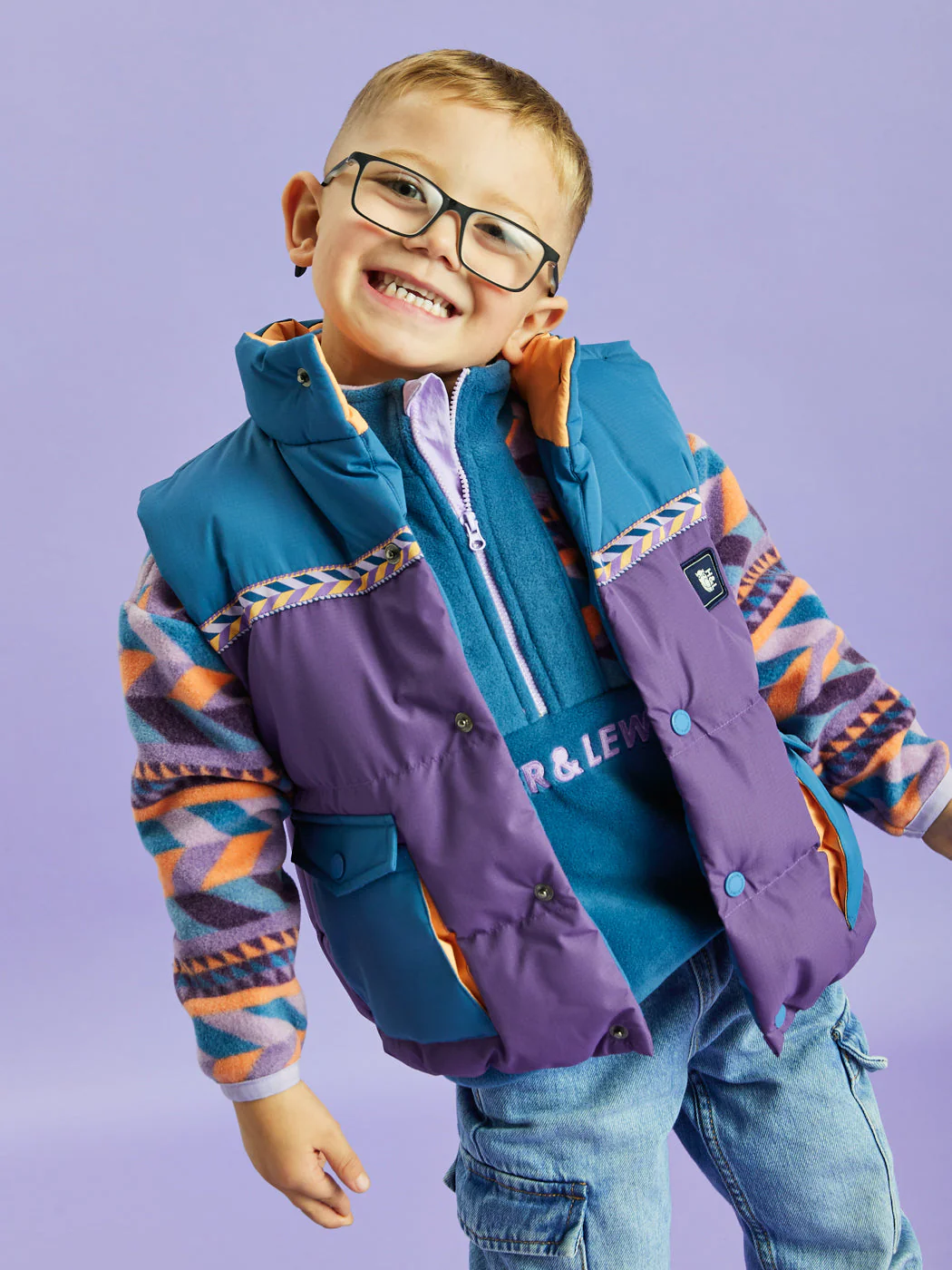 Kids Echo Puffer Gilet - Harper & Lewis