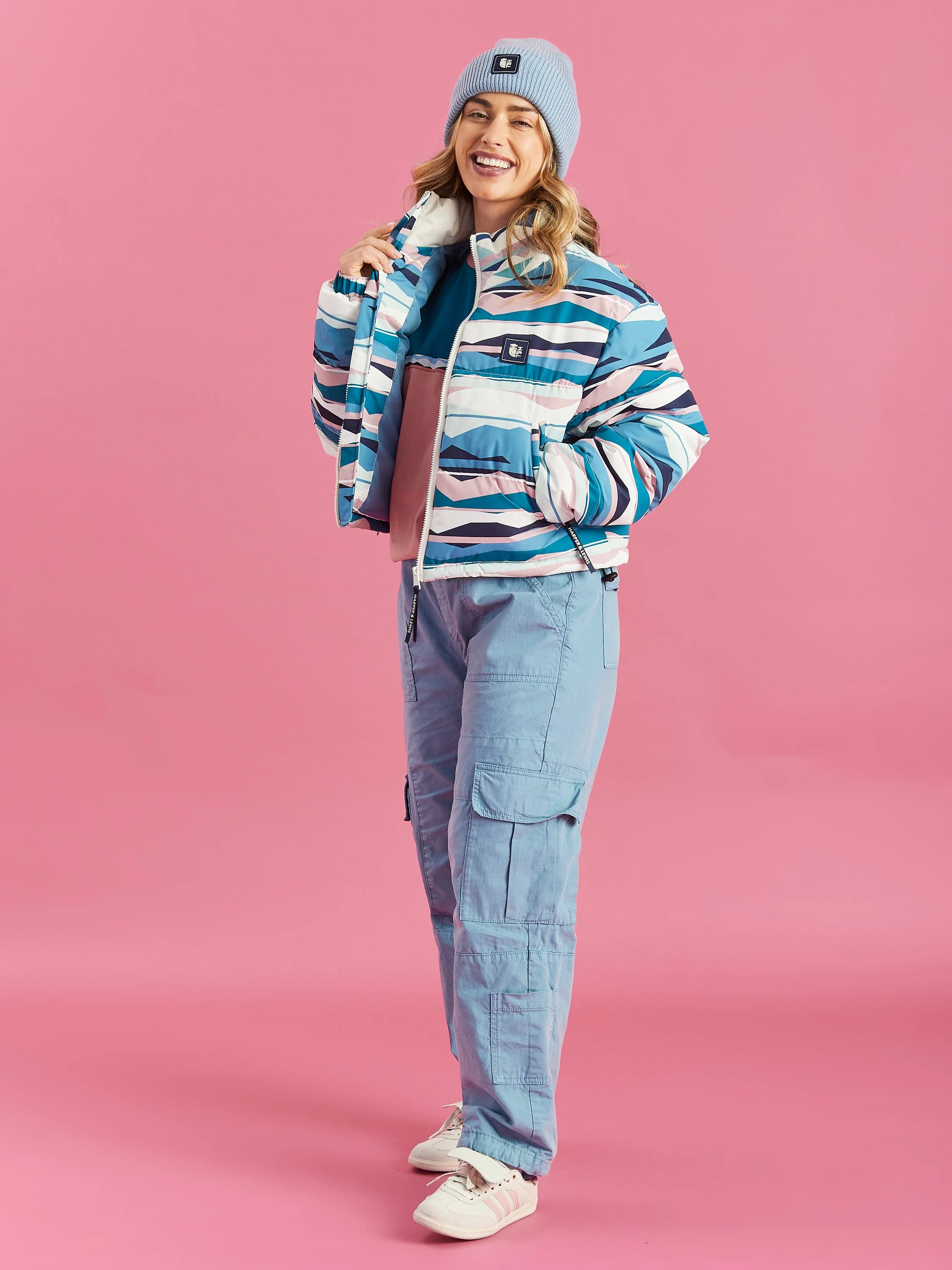 Cargo Pants Steel Blue - Harper & Lewis