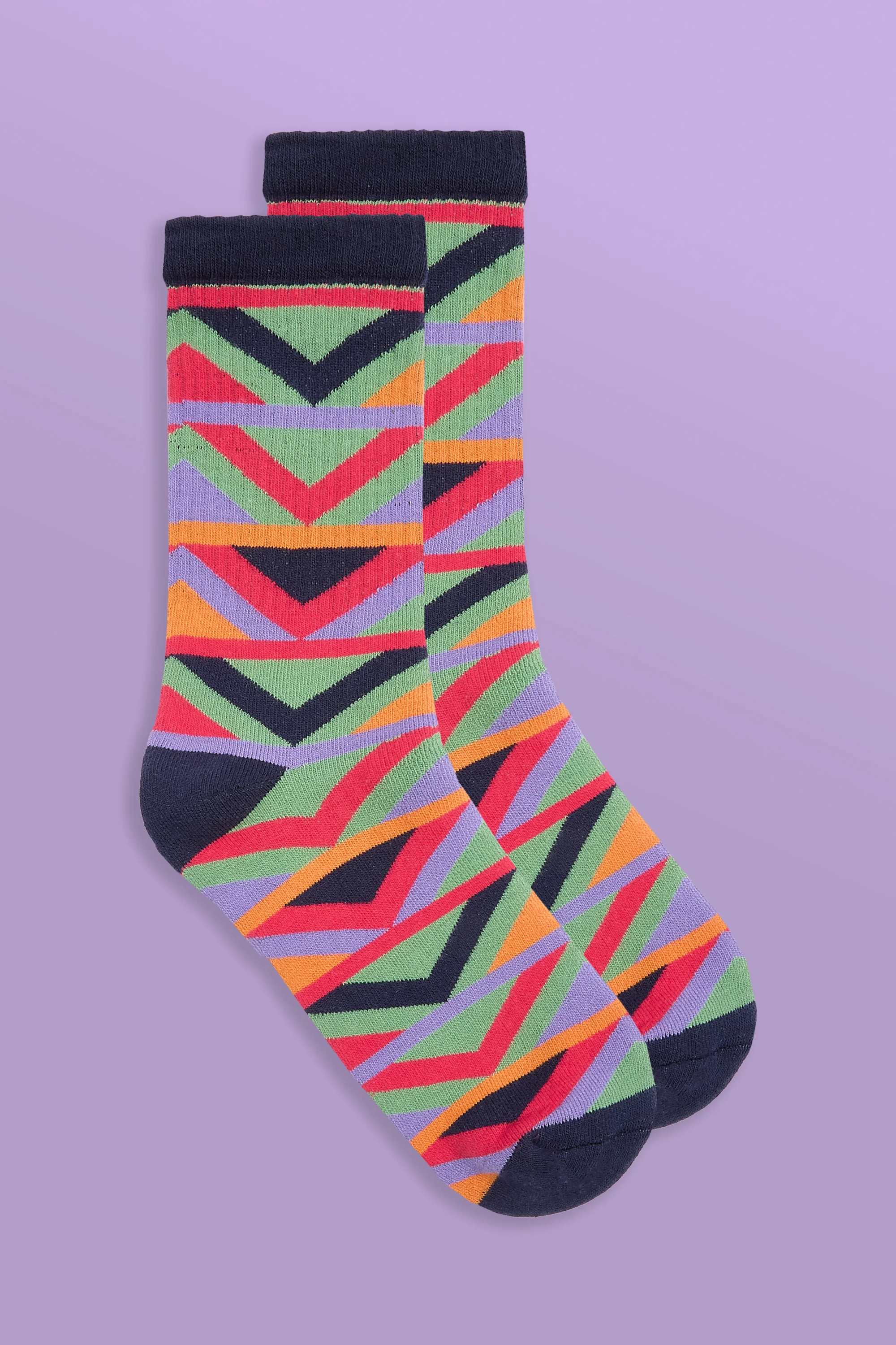 Raver Retro Pattern Socks - Harper & Lewis