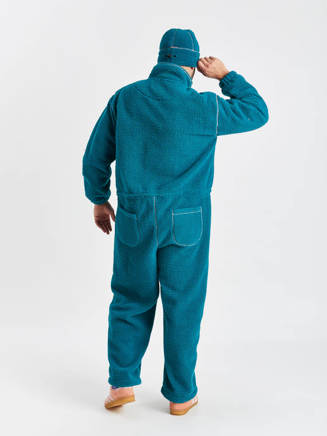 Reese Sherpa Fleece Boilersuit - Harper & Lewis