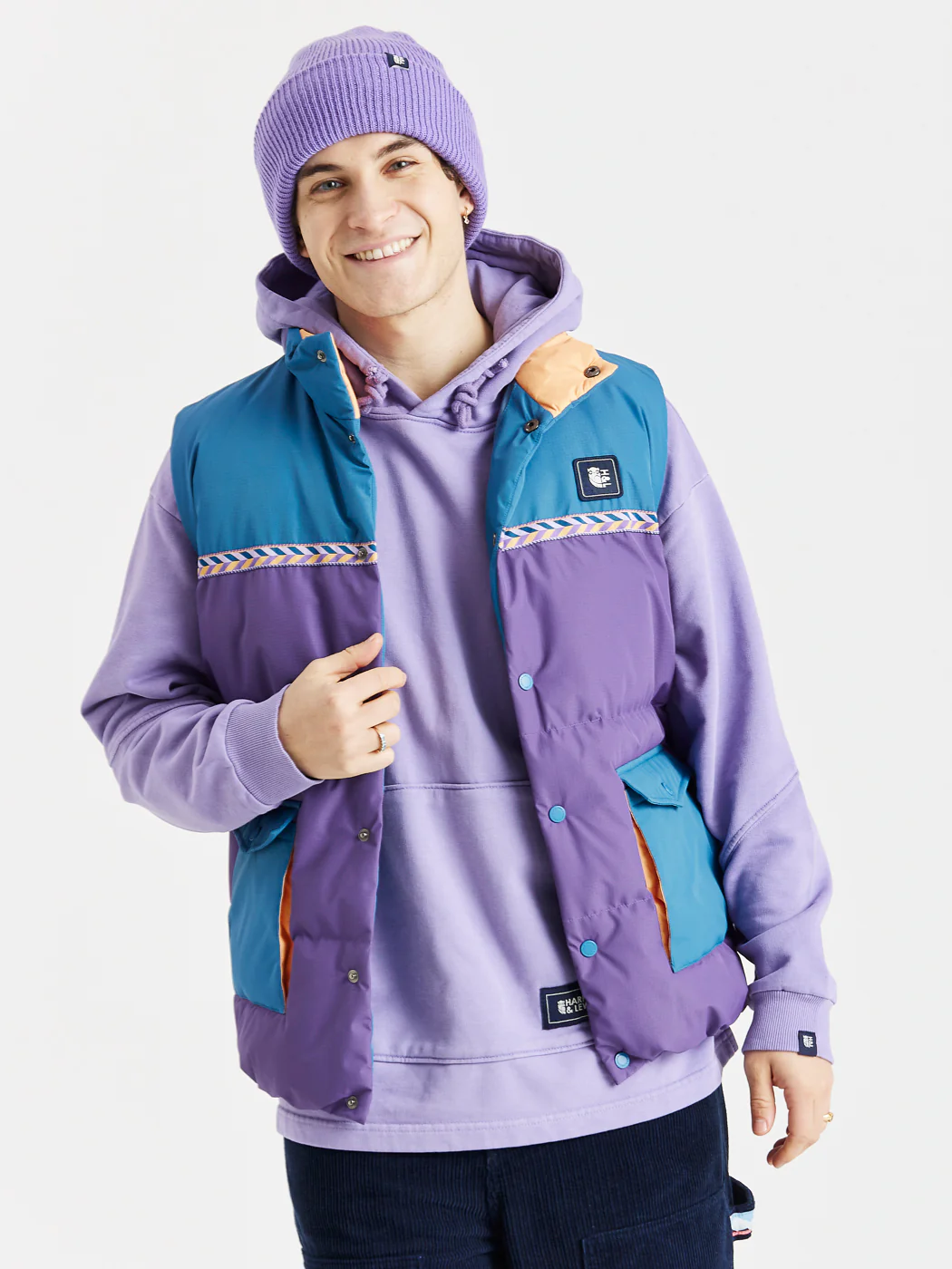 Lumi Oversized Hoodie Deep Lavender - Harper & Lewis