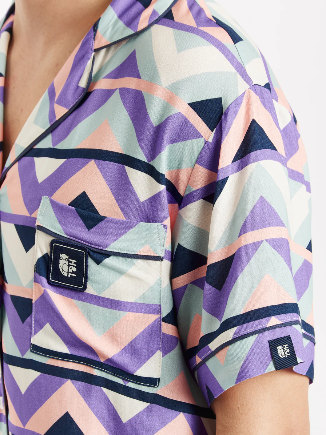 Polar Retro Pattern Long Pyjama Set - Harper & Lewis