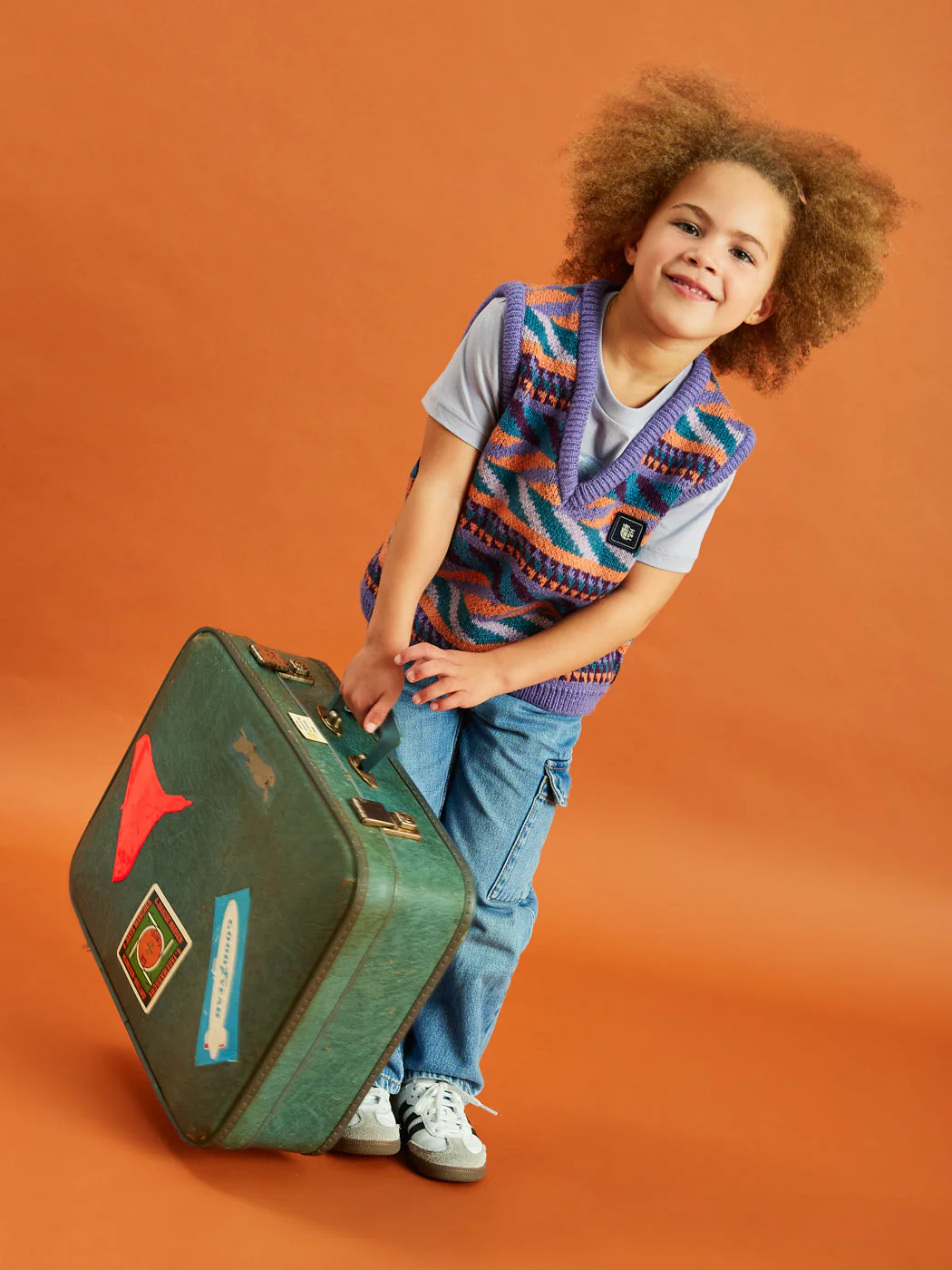 Kids Palmer Retro Pattern Tank Top - Harper & Lewis