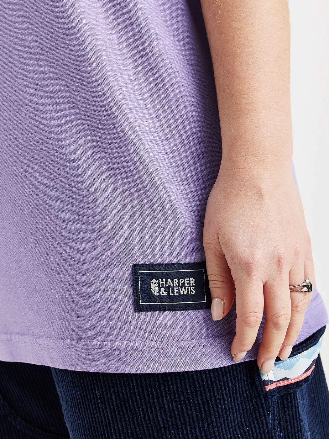 Lumi Tee Deep Lavender - Harper & Lewis