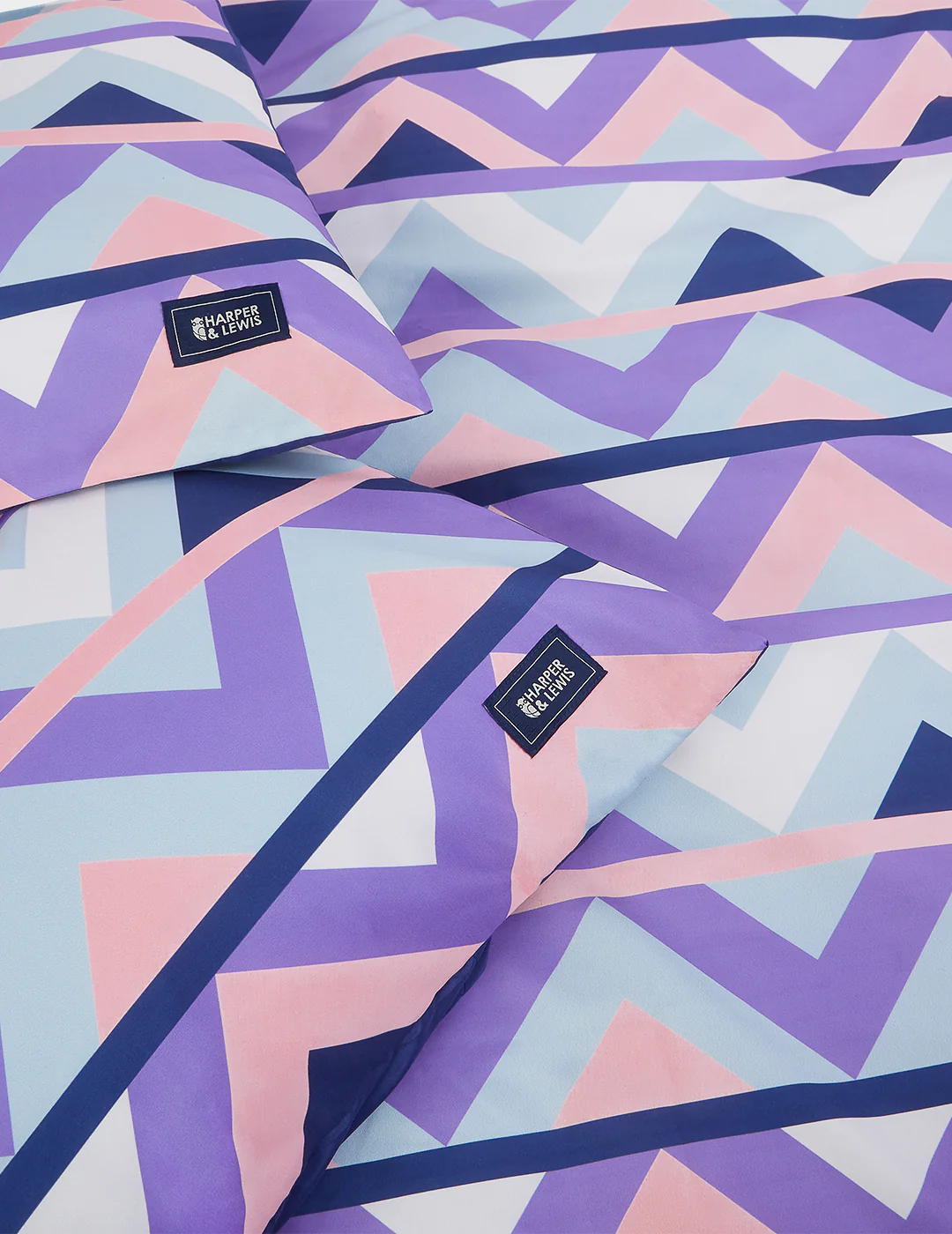 Polar Retro Pattern Double Duvet & Pillowcase Set - Harper & Lewis