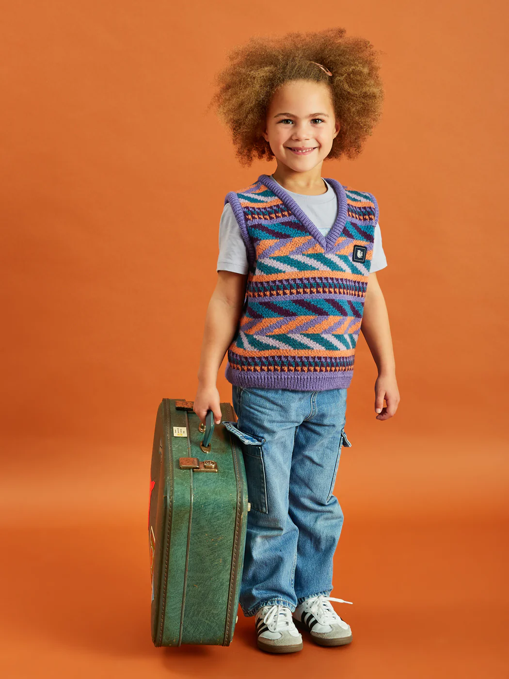 Kids Palmer Retro Pattern Tank Top - Harper & Lewis