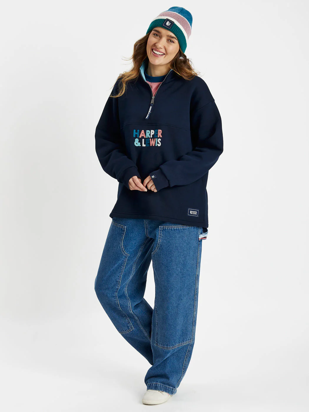 Frankie 1/4 Zip Sweater - Harper & Lewis