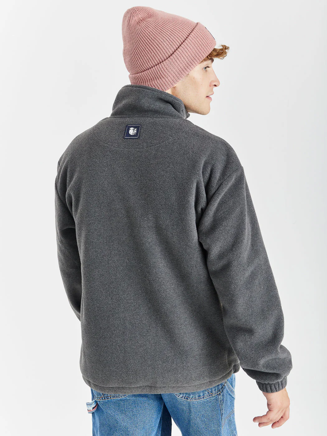 Kelsey 1/4 Zip Fleece Grey - Harper & Lewis