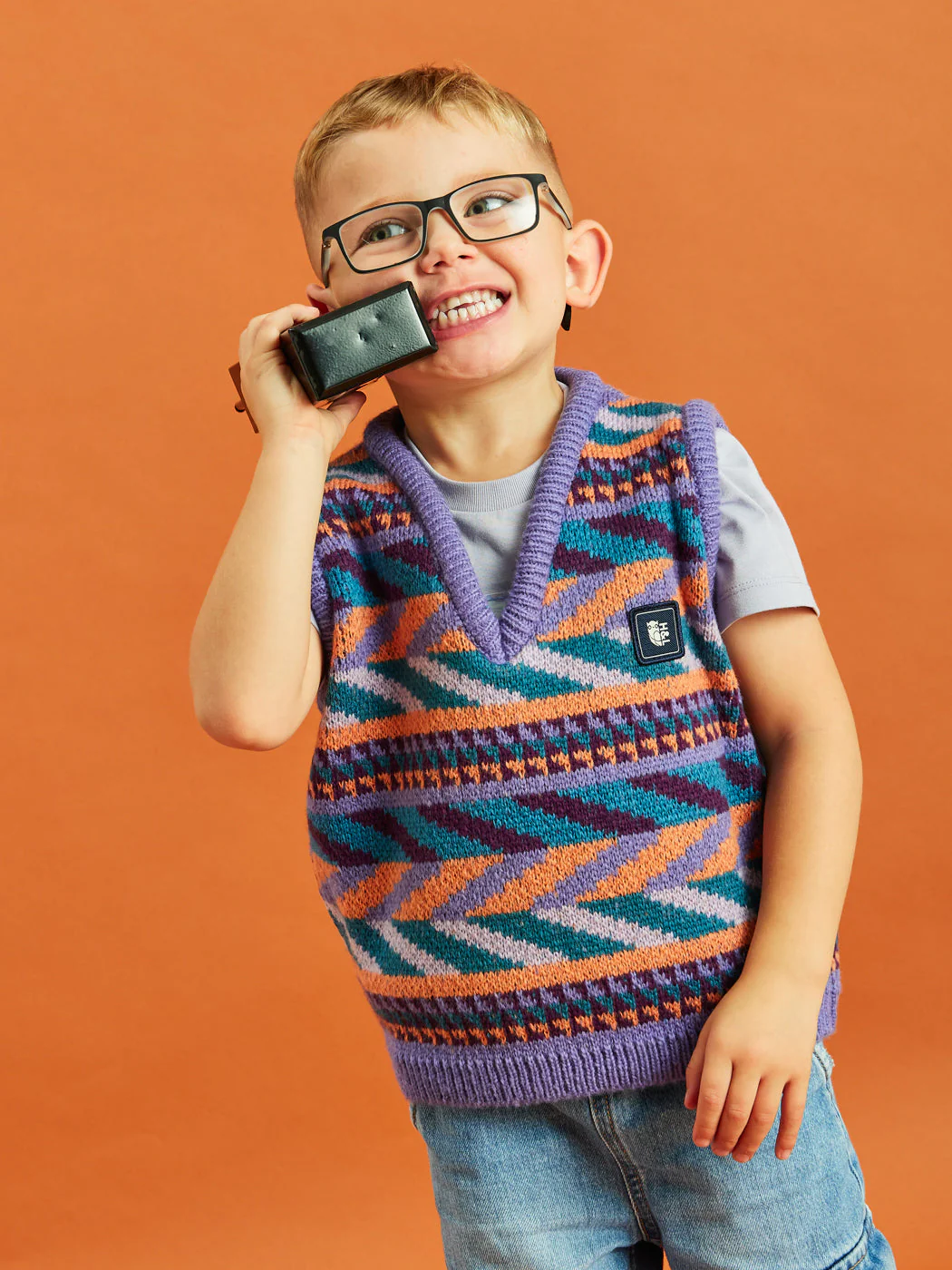 Kids Palmer Retro Pattern Tank Top - Harper & Lewis